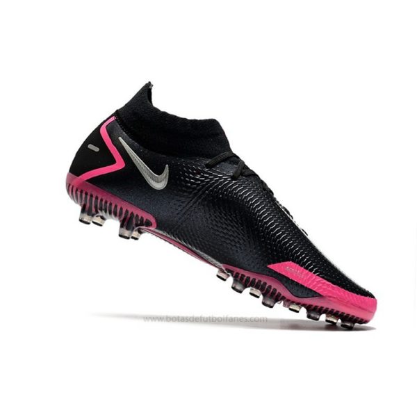 Nike Phantom GT Elite DF AG Pro Negro Plata Rosa